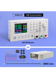 RD RD6012P RD6012PW USB WIFI 5 Digits DC to DC Voltage Step Down Power Supply Adjustable Potential Converter Voltmeter 60V 12A