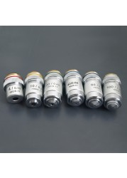 4X 10X 20X 40X 60X 100X High Quality Microscope Objective Microscope Objective Laboratory Biological Microscope Parts