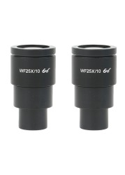 2pcs WF10X WF15X WF20X WF25X WF30X Wide Field Eyepiece for Trinocular Microscope Stereo Microscope 30mm Interface Installation