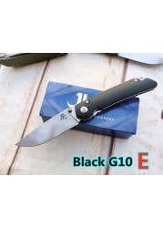 Sitivien ST128 Real D2 Steel Ball Bearing Thumb Open Folding G10 Camping Hunting Kitchen Survival Outdoor EDC Tool Utility Knife