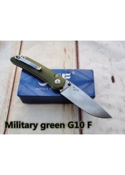 Sitivien ST128 Real D2 Steel Ball Bearing Thumb Open Folding G10 Camping Hunting Kitchen Survival Outdoor EDC Tool Utility Knife