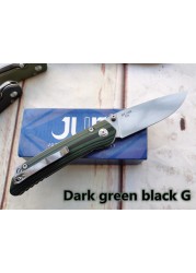 Sitivien ST128 Real D2 Steel Ball Bearing Thumb Open Folding G10 Camping Hunting Kitchen Survival Outdoor EDC Tool Utility Knife