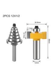 1 مجموعة ، شحن مجاني نك النجارة راوتر بت ، الانتهازي قاطعة المطحنة ، 2 حواف مستقيم بت مع محامل قابل للتعديل