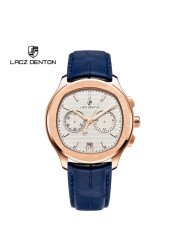 Lacz Denton 2022 Quartz Watches Men Watch Men Luxury Brand Chronograph VK64 Sport Luminous 10Bar Waterproof Reloj Hombre