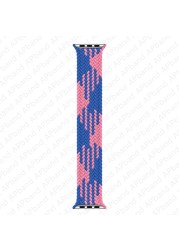 Strap for Apple Watch Band 45mm 41mm 44mm 40mm 42mm 38mm 1:1 Formal Nylon Braided Solo Loop Bracelet iWatch Series 3 4 5 SE 6 7