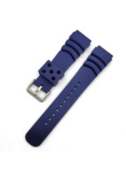 Steel454 Automatic Mechanical Watch Strap Replacement Watch Bands Automatic Watch Bracelets Diving Watches Waffle Strap 20/22mm