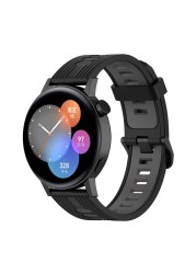 Silicone Band for Huawei Watch GT3 46mm/42mm 22mm/20mm Soft Silicone Sport Quick Release Watch Strap for Huawei GT3 Smartwatch