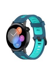 Silicone Band for Huawei Watch GT3 46mm/42mm 22mm/20mm Soft Silicone Sport Quick Release Watch Strap for Huawei GT3 Smartwatch