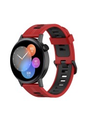 Silicone Band for Huawei Watch GT3 46mm/42mm 22mm/20mm Soft Silicone Sport Quick Release Watch Strap for Huawei GT3 Smartwatch