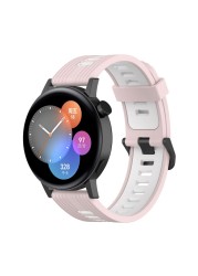 Silicone Band for Huawei Watch GT3 46mm/42mm 22mm/20mm Soft Silicone Sport Quick Release Watch Strap for Huawei GT3 Smartwatch