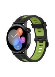 Silicone Band for Huawei Watch GT3 46mm/42mm 22mm/20mm Soft Silicone Sport Quick Release Watch Strap for Huawei GT3 Smartwatch