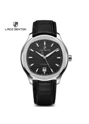 LACZ Denton Men's Wristwatches 2021 Luxury Brand Luxury Automatic Watch Men Sports Mechanical Wristwatches Waterproof Leather Wristwatches