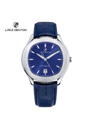 LACZ Denton Men's Wristwatches 2021 Luxury Brand Luxury Automatic Watch Men Sports Mechanical Wristwatches Waterproof Leather Wristwatches