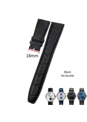 Cowhide watch strap 20mm 21mm 22mm,replacement for Portuguese IWC,Porotfino,Family piloto,folding buckle