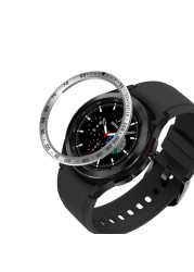 Circle Watch For Samsung Galaxy Watch 4 46mm 42mm Bezel Ring Design Protection Cover For Samsung Galaxy Watch 4 46mm 42mm