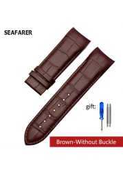 Genuine Calfskin Watchband Watch Band Strap for Tissot Couturier T035 T035617 627 T035439 Watch Band 22/23/24mm Brush Buckle