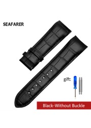 Genuine Calfskin Watchband Watch Band Strap for Tissot Couturier T035 T035617 627 T035439 Watch Band 22/23/24mm Brush Buckle