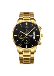 NIBOSI Relogio Masculino Luxury Men Watches Top Brand Men Watch Quartz Waterproof Sports Chronograph Wristwatches Montre Homme