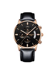 NIBOSI Relogio Masculino Luxury Men Watches Top Brand Men Watch Quartz Waterproof Sports Chronograph Wristwatches Montre Homme