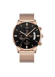 NIBOSI Relogio Masculino Luxury Men Watches Top Brand Men Watch Quartz Waterproof Sports Chronograph Wristwatches Montre Homme