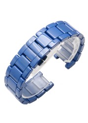 High quality ceramic bracelet for GC watches, ceramic serrated bracelet, fashion