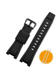 Rubber Watchband for Casio G Shock GST Series GST-210/W300/400G/B100 Waterproof Silicone Watch Band Men Straps Accessories 26*14