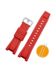 Rubber Watchband for Casio G Shock GST Series GST-210/W300/400G/B100 Waterproof Silicone Watch Band Men Straps Accessories 26*14