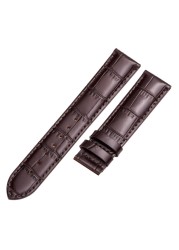 19mm 20mm 21mm 22mm Genuine Leather Watch Band For Tissot T035 Lilock T063 T41 Curved End Handmade Watch Strap Butterfly Buckle