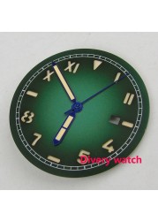 Fit for Miyota 8215 DG2813 ST1612 Movement 36mm Watch Dial Gradient Color Luminous 3 Hour Date for Automatic Men's Watch