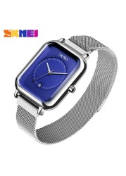 Skmei Women's Watch With Crystal Inlay Stainless Steel Band Wristwatch With Quartz Watch 9207