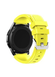 Brand Sport Silicone Strap For Samsung Gear S3 S 3 Frontier/Classic Band Bracelet 22mm Wrist Bands Replacement Rubber Strap