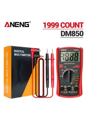 ANENG DM850 Digital Multimeter 1999 Multimeter Professional Automatic AC/DC Electricity Ammeter Meter Current Detector Tool