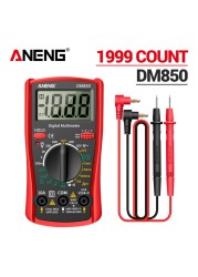 ANENG DM850 Digital Multimeter 1999 Multimeter Professional Automatic AC/DC Electricity Ammeter Meter Current Detector Tool