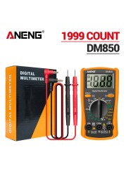 ANENG DM850 Digital Multimeter 1999 Multimeter Professional Automatic AC/DC Electricity Ammeter Meter Current Detector Tool