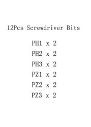 مجموعة مفك البراغي المغناطيسية 1/4 "سداسية الساق المضادة للانزلاق ، ملحقات أدوات الطاقة الكهربائية فيليبس ، 10 قطعة 50 مللي متر PH1 PH2 PH3 PZ1 PZ2 PZ3
