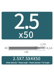 Carbide Milling Cutter 4 Flute Harden Tungsten Alloy Steel Face End Mill Lengthening 16mm 150mm Computer Tools Stainless Special HRC 65