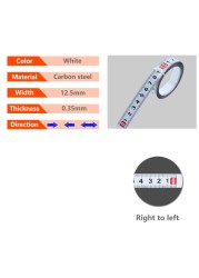 Woodworking T Track Tape Measure 12.5/16/19mm Width Metric Self-Adhesive Gauge Ruler for Miter Track Router Table Saw Measuring