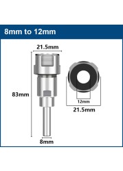 XCAN Router Bit Extension Rod 6/6.35/8/12/12.7mm Shank Wood Milling Cutter Tool Collet Holder Engraving Extension Machine