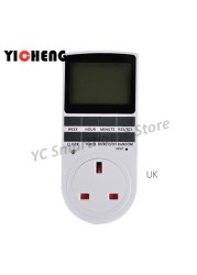 Big Screen Timer EU US UK Kitchen Socket Timing Switch Electronic Timer AU BR FR