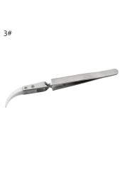 Stainless Steel Ceramic Tweezers, Magnetic Acid Resistant Tweezers, Precision Clamp, Contrasting Conical Elbow, Direct Connection