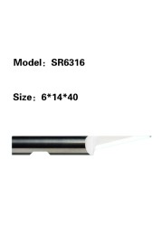 6mm Round Single Edge Tungsten Carbide Blades, ZUND, COMELZ, ATOM Cutter SR6303 SR6307 SR6310 SR6315 SR6316 SR6375