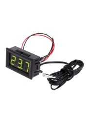 Car Voltage & Water Temperature Meter Voltmeter Thermometer 12V/24V LED Display N12 20 Dropshipping