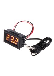 Car Voltage & Water Temperature Meter Voltmeter Thermometer 12V/24V LED Display N12 20 Dropshipping