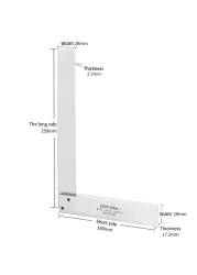 Machinist Square 90 Degree Right Angle Engineer Set Precision Ground Steel Hardened Wide Angle Ruler Square Bench