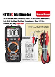 HABOTEST Automotive Digital Multimeter Hz Ohm NCV System AC Voltmeter DC Multimeter Multimeter