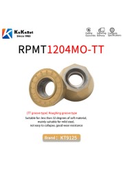 Kakarot Carbide Inserter RPMT08 RPMW1204 RPMT1605 RPMT10T3MOE RDMW RPGT07 08 Carbide Inserts Internal Round CNC Turning Metal Inserts