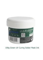 Mechanical UV Welding Mask Ink BGA PCB Painting Paint Blue Red Yellow White Green Oil Weld Flux Prevent Bending Corrosion