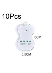 10pcs Electrode Pads Replacement Pads For Most Tens Acupuncture Digital Therapy Machine Massage Machine Electrodes Replacement