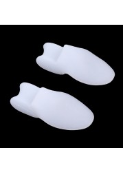 1 Pair Silicone Gel Thumb Bunion Corrector Little Toe Protector Separator Hallux Valgus Finger Straightener Foot Care Relief Pads