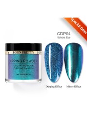 Born Pretty Dipping Nail Powder Cat Magnetic Chameleon Gradient Nail Glitter Powder Sparkle 10ml Natural Dry Dip Nails Decor